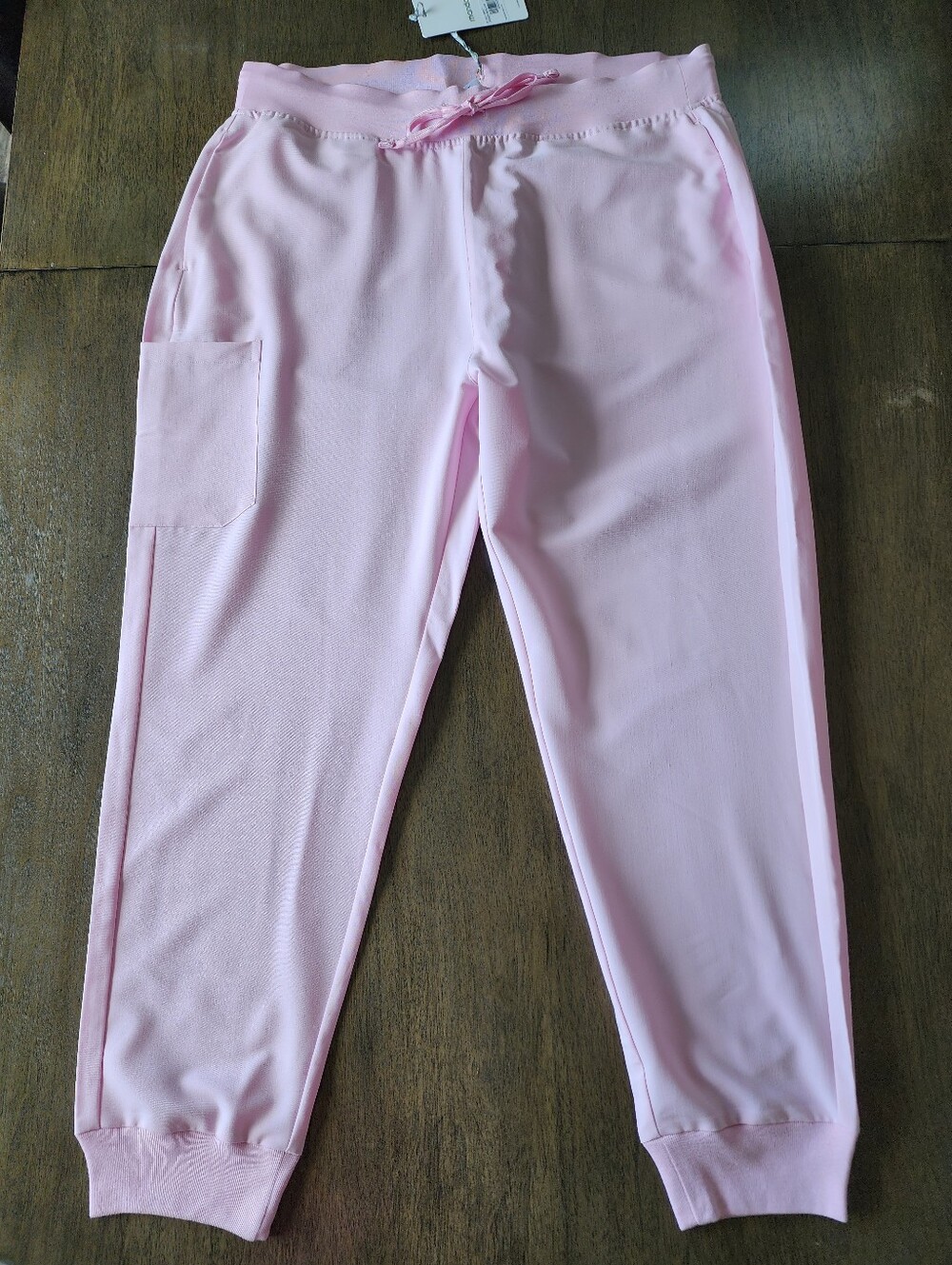 Mandala Pink Women's XL High Waisted Joggers - Misty Pink